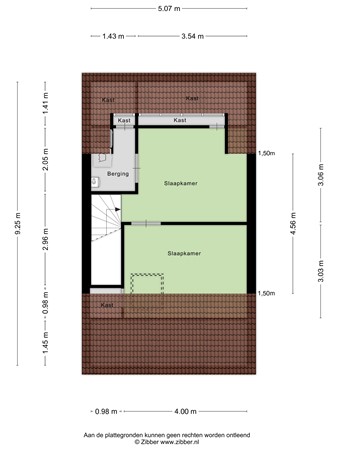 Floorplan - Snoystraat 58, 2802 SZ Gouda